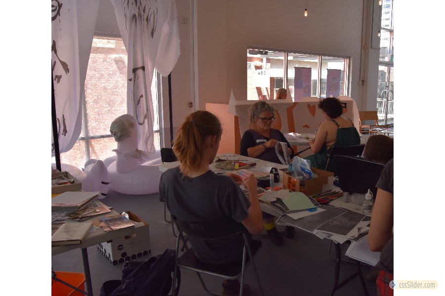 xenoblood Xenzine workshop at ace open with sister gallery