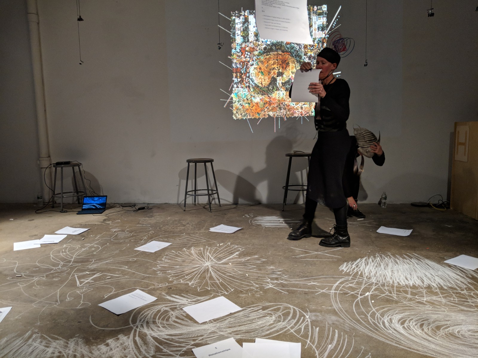 This Platform Life — V Barratt performing, Refresh Art Tech, 2019