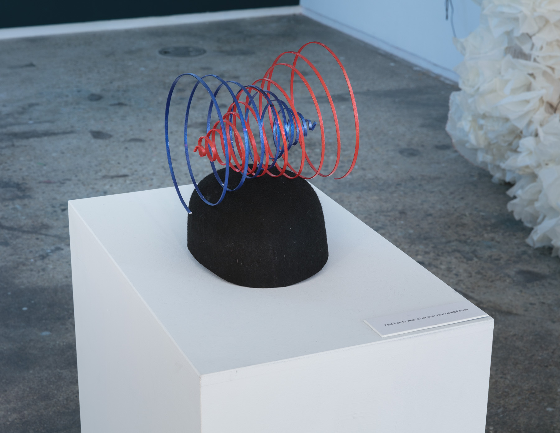 Spiral hat by Annie Wright — Her eyes were as black as coal, 2019